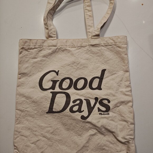 Madewell tan canvas reusable tote - Picture 2 of 3